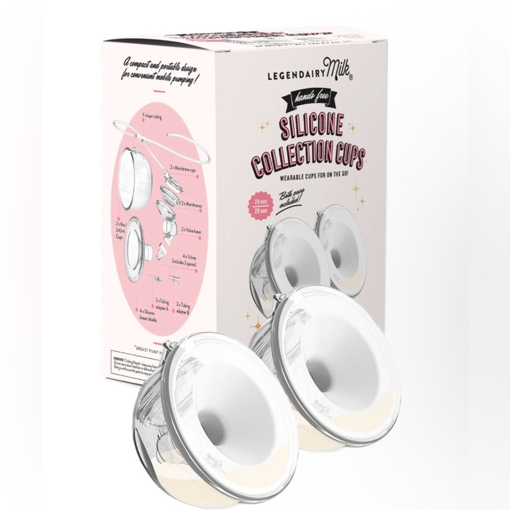 Silicone Collection Cups - Clear